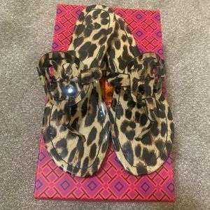 Leopard Tory Burch Miller Sandals